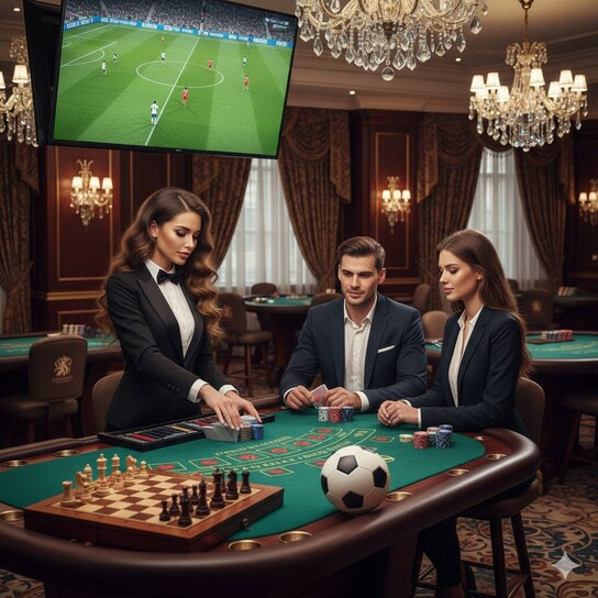 Luxury Casino Slot Floor